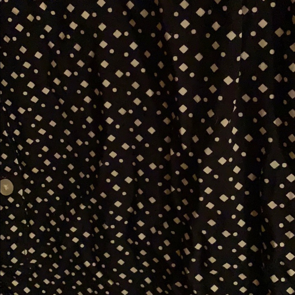 NEVER WORN loft Polk dot button up - Picture 3 of 3